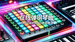在线弹钢琴曲工程 MIDIFOX PIANO 使用教学